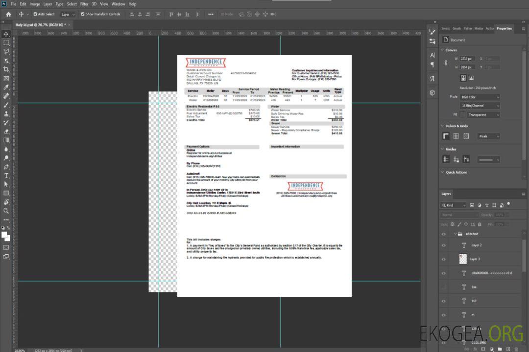 Projet de loi sur les services publics de la ville d'Independence, Missouri, SCR template
